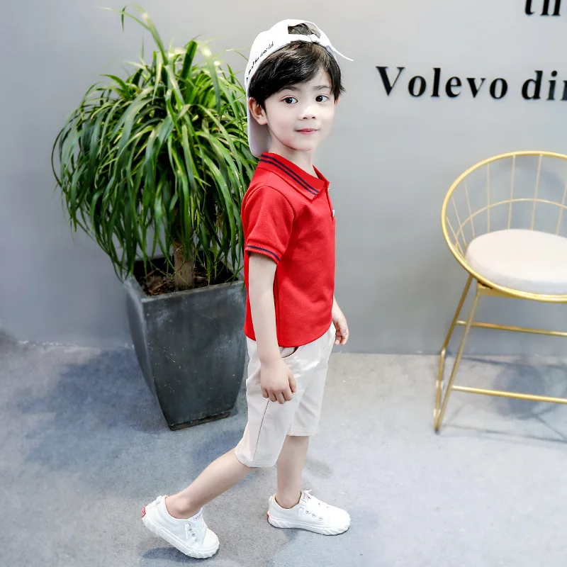 Boys Summer Clothes Sets Toddler Baby T-shirt+Pant 2pcs Kids Outfit Tracksuit For 1 2 3 4 5 Years Boys Costume Children Clothing