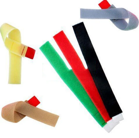 

8pcs Reusable Nylon Cable Ties Hook And Loop Cable Tie Cables Organizer Hook Loop Sticky Straps 190X21mm.