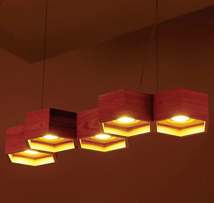 WOOD PENDANT LAMP 17