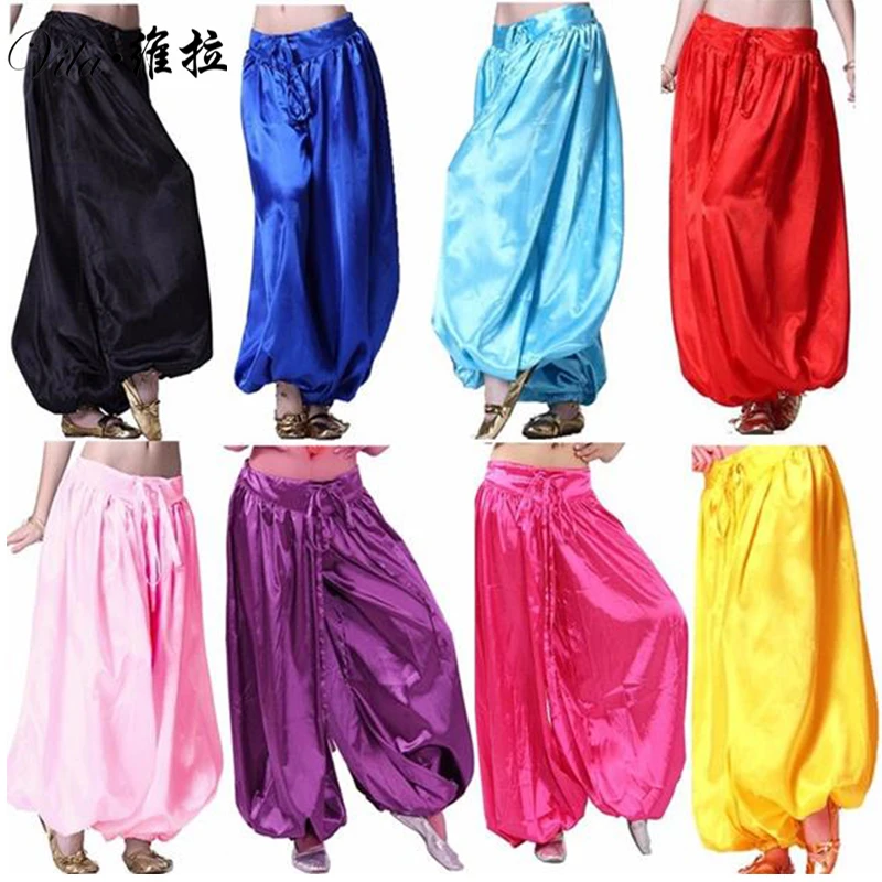 Goede 2018 Buikdans Tribal Harembroek Bellydance Indian Broek Egyptische Lantaarn Broek Voor Kerstmis Losse Broek Diverse Kleur