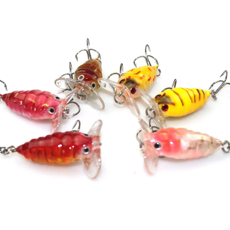 1 шт. Topwater насекомых Рыбная ловля приманки 4 см 4.2 г Жесткий бас приманка Летающий