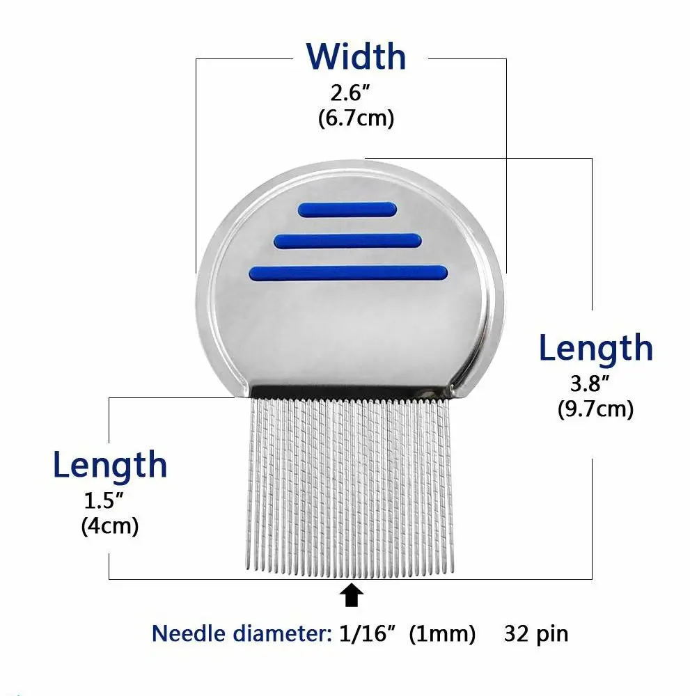 Расческа для вшей, для собак, для детей, для ухода за волосами, гребни для удаления вшей, щетка из нержавеющей стали, профессиональный Терминатор, Новинка