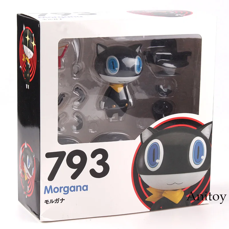 Nendoroid 793 Persona 5 Morgana Cat ПВХ Аниме Фигурка Коллекционная модель игрушки 9 см
