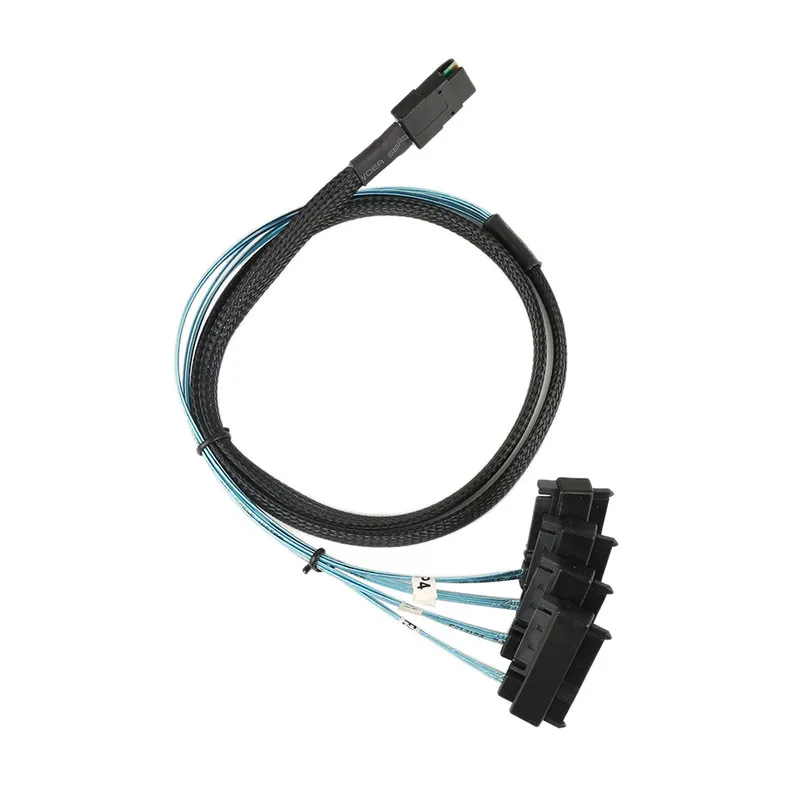 SFF 8087 to (4) 8482 разъемы с SATA power 1M внутренний мини коннектор SAS four жесткие диски|sas