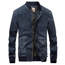 Mens Denim Bomber Jacket Men Clothes Spring Autumn Fashion Brand Men Jeans Jacket Casual Cowboy Coat Streetwear Plus Size M-4XL Mens Denim Bomber Jacket Men Clothes Spring Autumn Fashion Brand Men Jeans Jacket Casual Cowboy Coat Streetwear Plus Size M-4XL