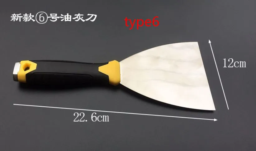 Высокое качество 1 шт. шпатлевка из нержавеющей стали нож-скребок гусеничный скребок лезвие стены штукатурка нож Ручные приборы