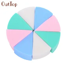 OutTop спонж для нанесения макияжа 8 шт. пуф для макияжа спонж для основы отделка Мягкий косметический для лица макияж Красота 18feb28