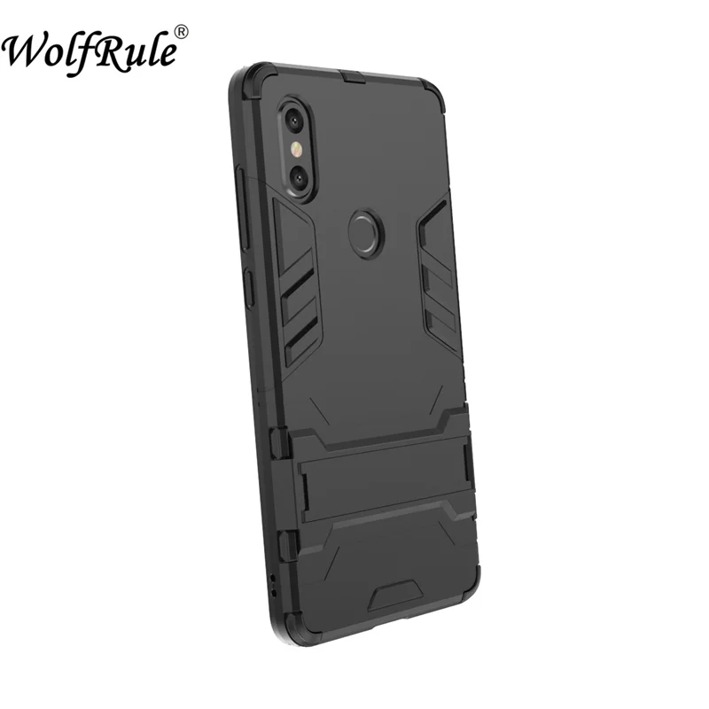 Чехол wolfrole для Xiaomi Mi Mix 2S мягкий силиконовый + жесткий пластиковый чехол с