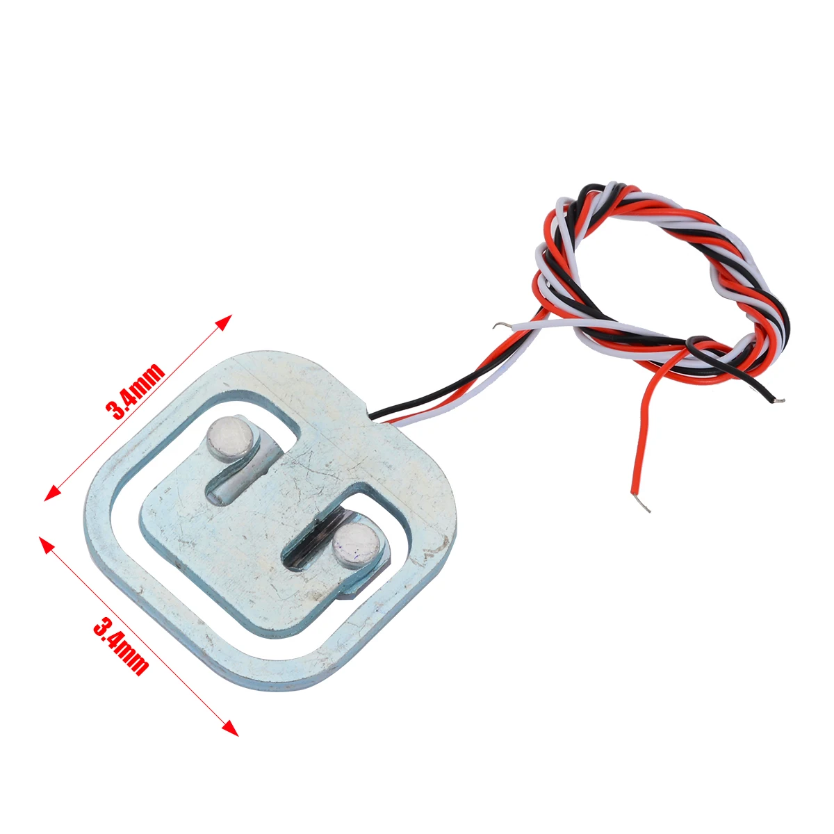 4pcs/set 50KG Human Scale Body Load Cell Resistance Strain Weight Sensor + HX711 AD Module Pressure Sensors Measurement Tools