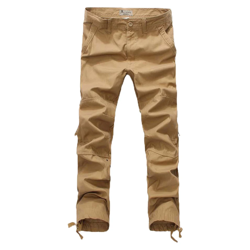 man s 2017 new patterm Cotton Side pocket zipper overalls casual pants big yards loose trousers