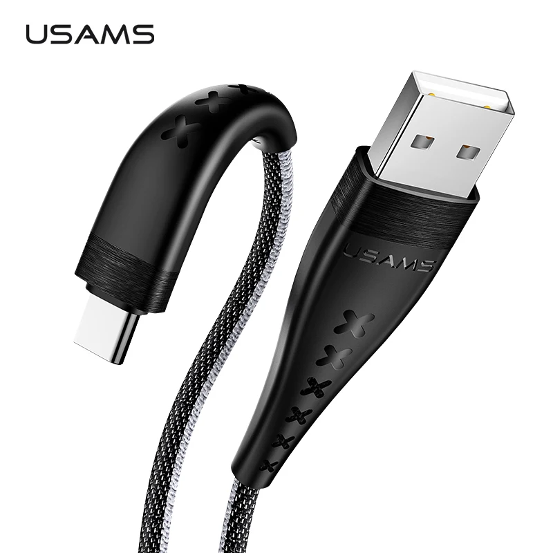 

USAMS USB Type C Cable for Samsung Galaxy Note 9 S9 S8 Fast Charging Data Cable for Xiaomi Mi8 Huawei Nexus 6P Oneplus USB TypeC