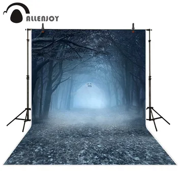 

Allenjoy photography backdrops Forest branch Fog Ghost darkness Halloween photocall photobooth camera photo studio background