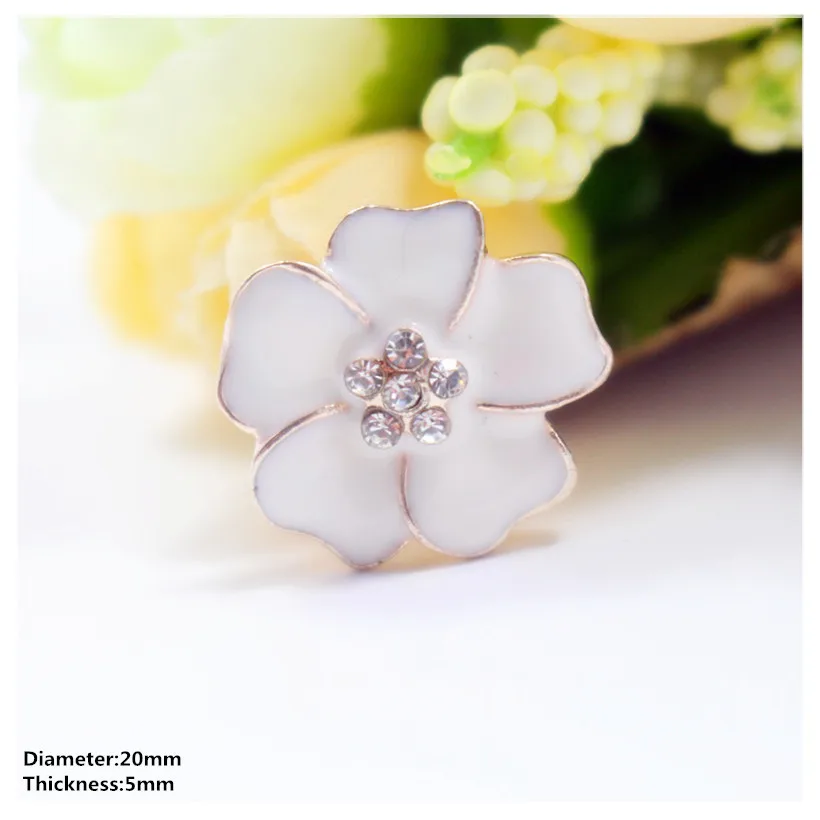 

2pcs/lot 20mm flowers ivory flat back rhinestone metal pearl Diamonds button wedding embellishment hair bow DIY hair accessory