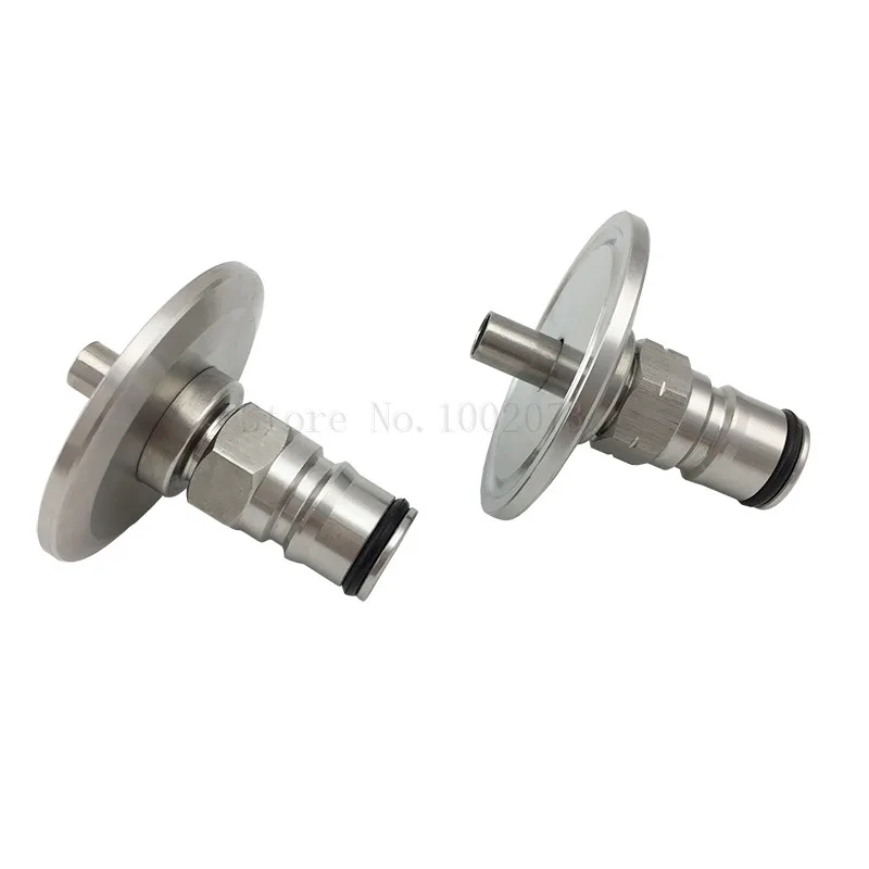 1.5Tri Clamp to Ball Lock Post, SS304 Sanitary Brewer Fitting, 50.5mm OD ferrule for SS conical fermenter pressure transfer (3)