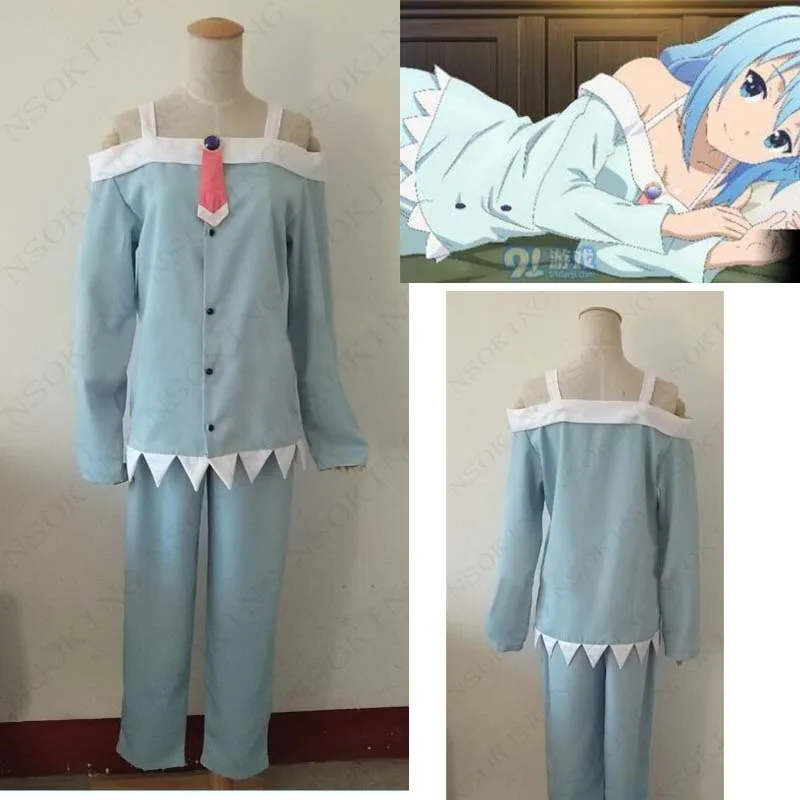 Аниме Kono Subarashii Sekai ni Shukufuku wo Megumin Aqua Косплей Костюм на заказ|Костюмы аниме| |