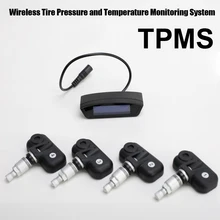 Беспроводная автомобильная система контроля давления в шинах TPMS со встроенным внутренним датчиком давления в шинах и системой контроля температуры