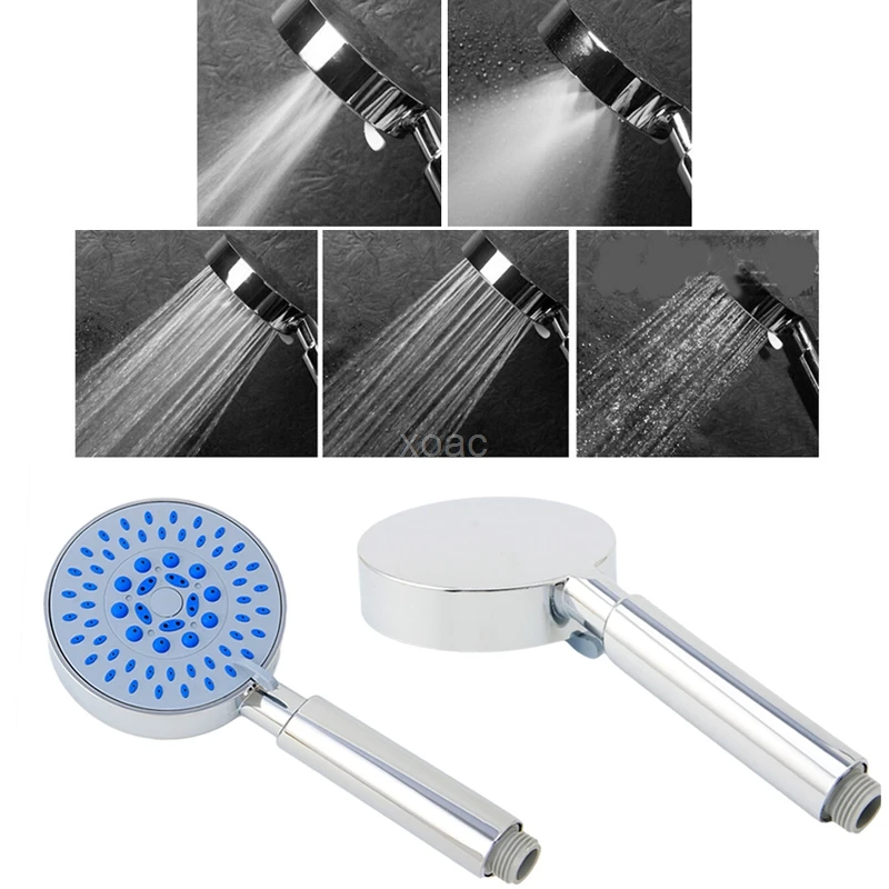 Multi function Chrome Handheld Shower Head Multi Spray Hose Universal