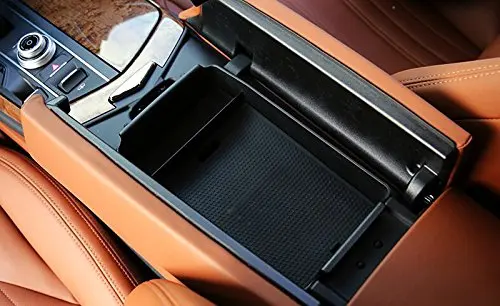 

1PCS Black Central Armrest Interior Storage Box For Maserati Quattroporte 2013-2016