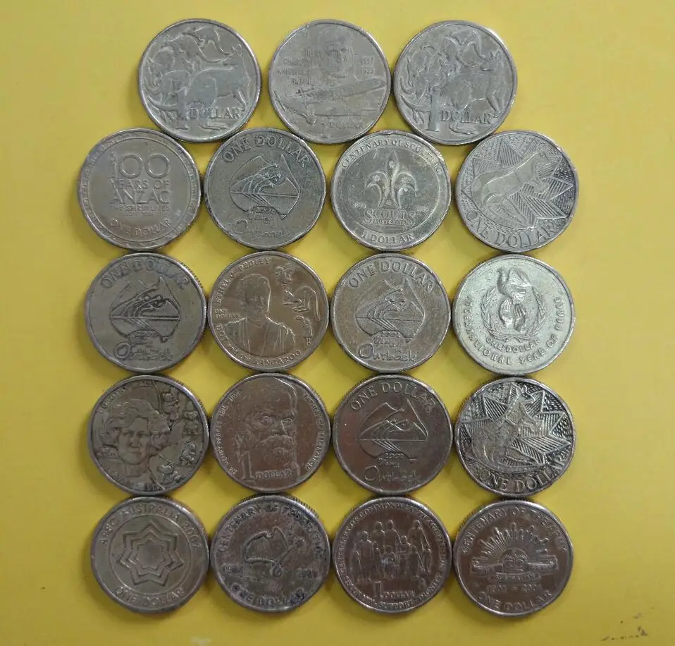 Australia 1 Dollar Coin Commonwealth Country Coins Collection World Australia 1 Dollar Coin Commonwealth Country Coins Collection World 100 Real And Original Used