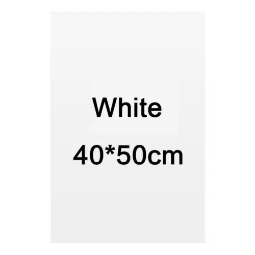 Цветные светофильтрные гелевые листы 16'x2" для студийной фотосъемки видеокамеры - Цвет: white