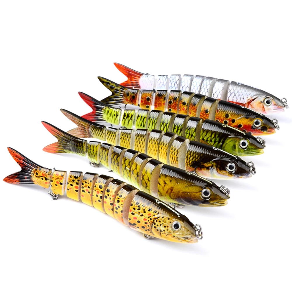 

Outdoor Plastic Fishing Lures Pike Hard Bait 13cm 19g Multi Jointed Swimbait Crank Isca Artificial Pesca Wobblers Fishing Tackle