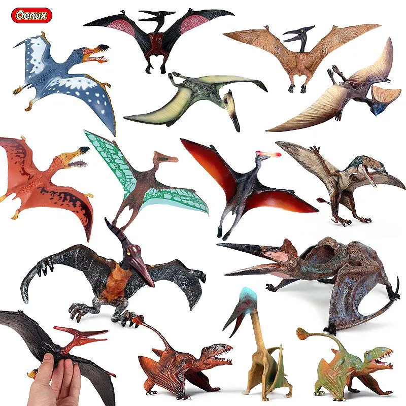 

Oenux Original Jurassic Pterosaur Dinosaur PVC Model Action Figure Prehistoric Pterosauria Dinosaur World Park Figurines Kid Toy
