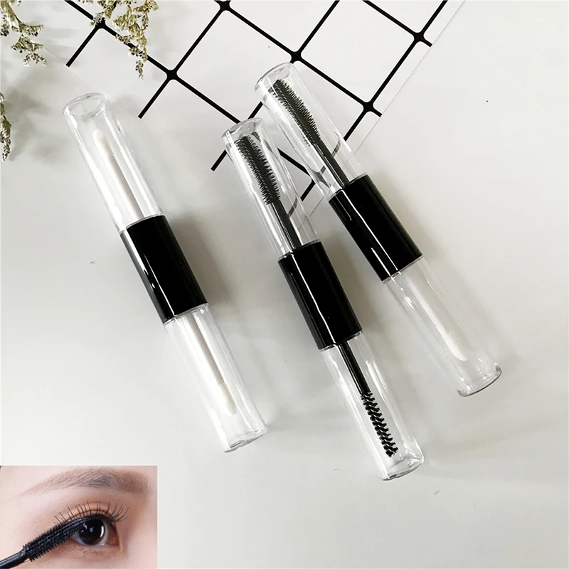 Handmade Lip Glaze Pop Empty Double Lip Lip Tube Eyelash Tube Eyeliner Liquid Refillable Bottle Eyelash Cream Vial