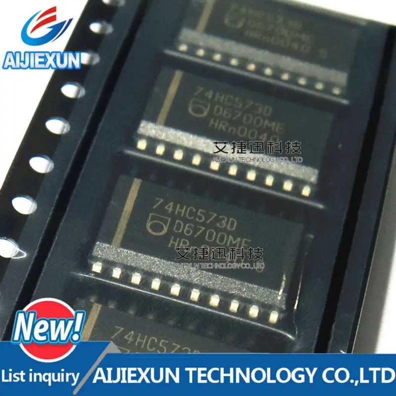 50Pcs 74HC573D SOP20 Octal D type transparent latch; 3 state in stock ...