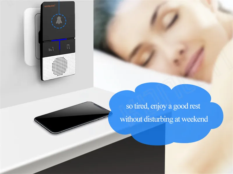 Self powered Wireless Doorbell Kit  (8)