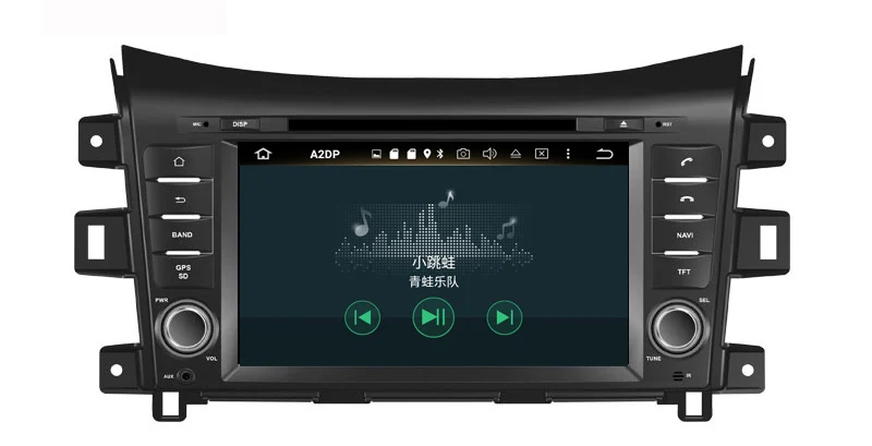 Perfect Octa Core Android 9.0 Car DVD Multimedia for nissan NAVARA NP1890 2014-2017 car audio player with gps navigation built in wifi 6