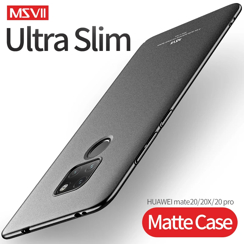 

MSVII Slim Case For Huawei Mate 20 Lite Pro Case Matte Back Cover For Huawei Mate20X Mate 20 Pro Shell Coque Capas Anti-knock