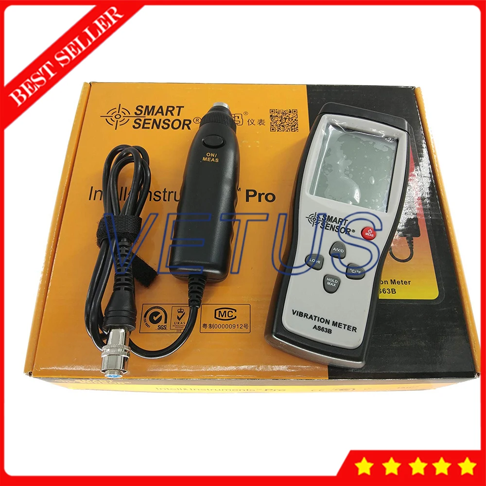 AS63B Digital Vibration measuring instrument with Portable Vibration