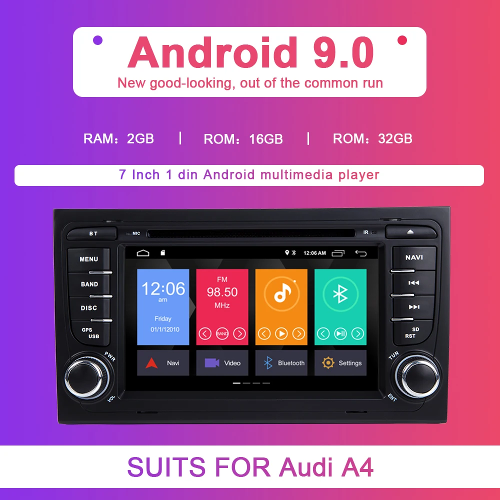 DSP ips 2 din Android 9,0 автомобильный Радио dvd-плеер для Audi A4 B6 B7 S4 B7 B6 RS4 B7 SEAT EXEO 2002-2008 Мультимедиа gps навигация