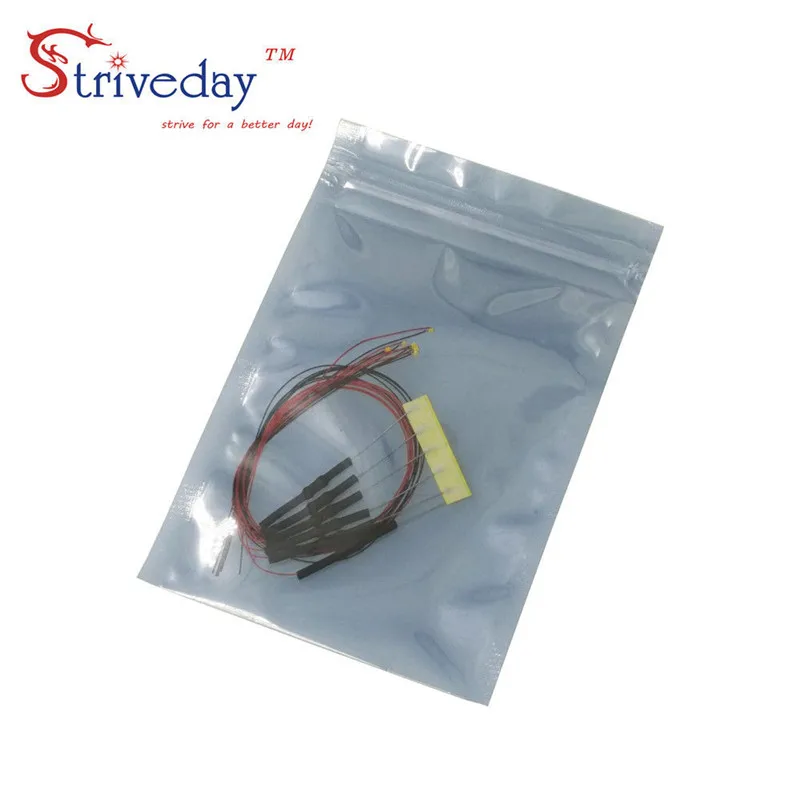 100 pcs 0805 SMD Pre-soldered micro litz wired LED leads resistor 20cm 8-12V Model DIY