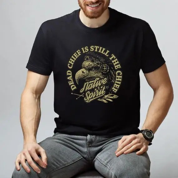 Native Spirit Indian Chief Bird Tee Eagle Native American Bird Printed 