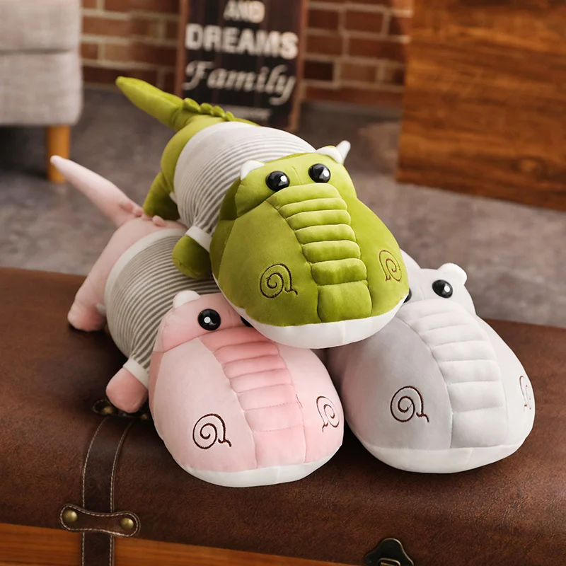 1 шт. 70 80 100 см Kawaii мультяшный крокодил мягкая плюшевая кукла подушка в форме