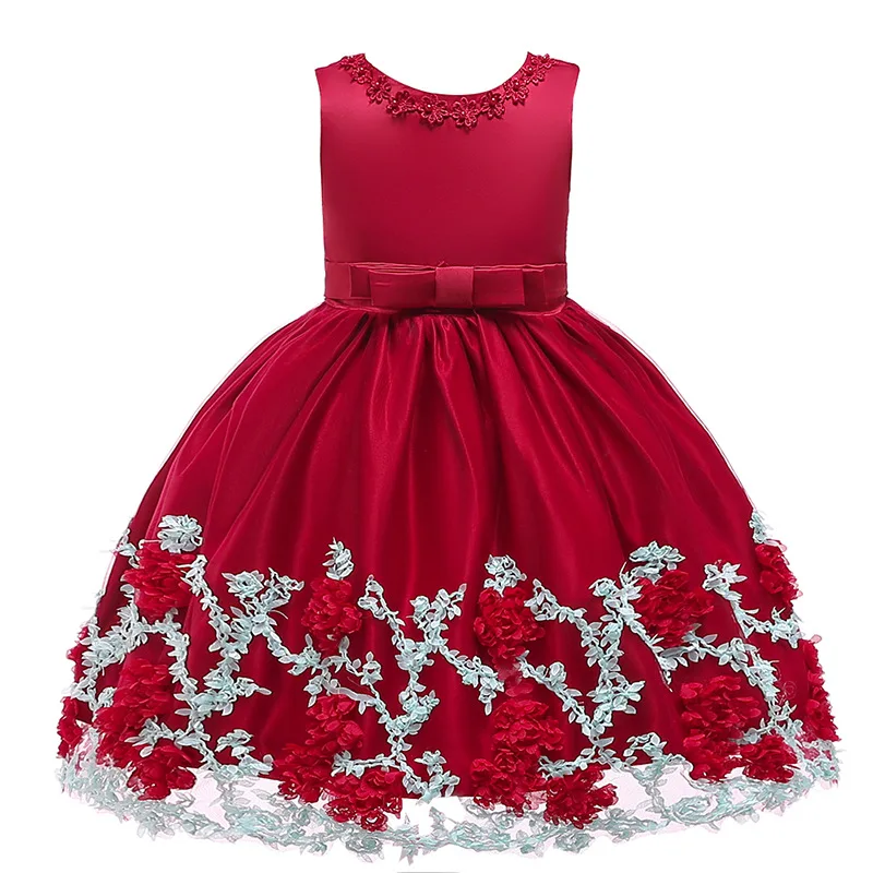 

New Year's dress European and American children's dress Christmas princess girl's dress