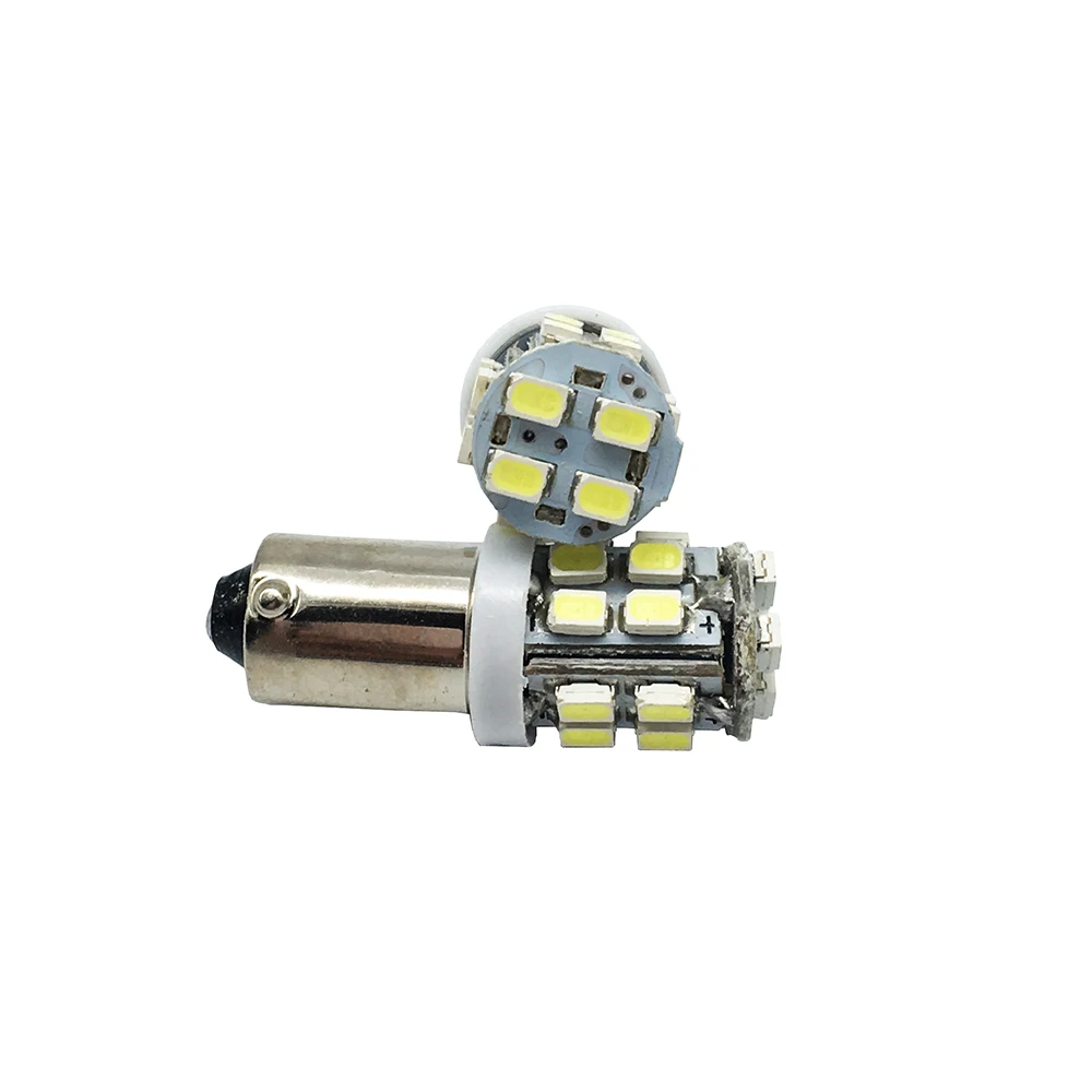10 шт. высокое качество! Супер яркий светодиодный светильник BA9S 20 SMD 1206 12 В для