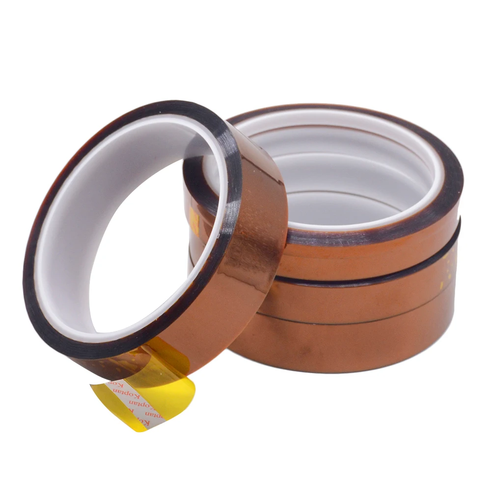 1PC 33M Length Heat Resistant Polyimide Tape High Temperature Adhesive
