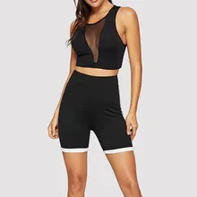 SIHOWTIENDA, женские спортивные Леггинсы с высокой талией, летние спортивные Леггинсы с эластичной резинкой на талии, Короткие штаны# g30