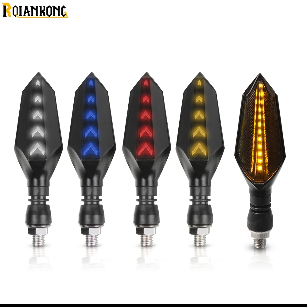 Мотоциклетный поворотник мигающий 12 светодиодов водонепроницаемый для yamaha honda