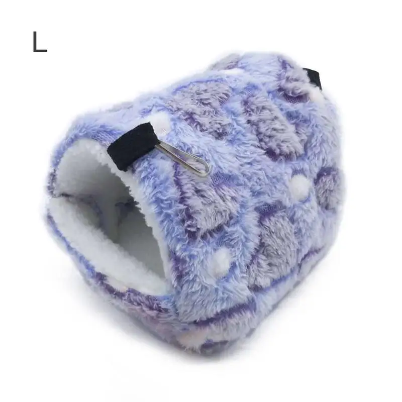 Хомяк тканевое гнездо сахарный поссум спальный мешок белка мини-Ежик теплые зимние утолщенные дом - Цвет: Purple