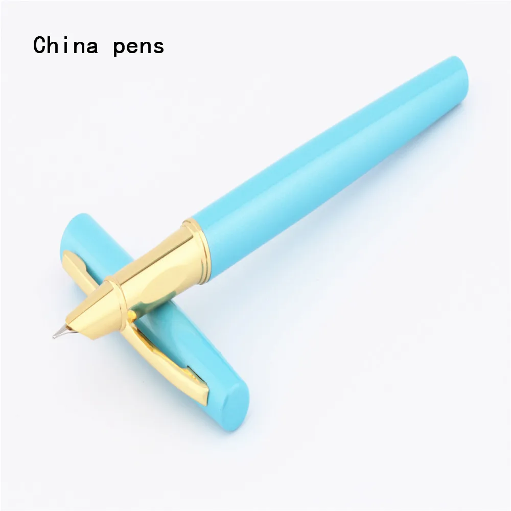 

Luxury quality 7027 Blue color Business office fine nib Fountain Pen New Student office stationery pen
