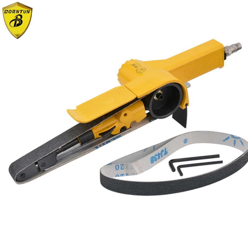 Borntun Air Belt Sander Pneumatic Air Belt Sander 20mm*520mm Sanding
