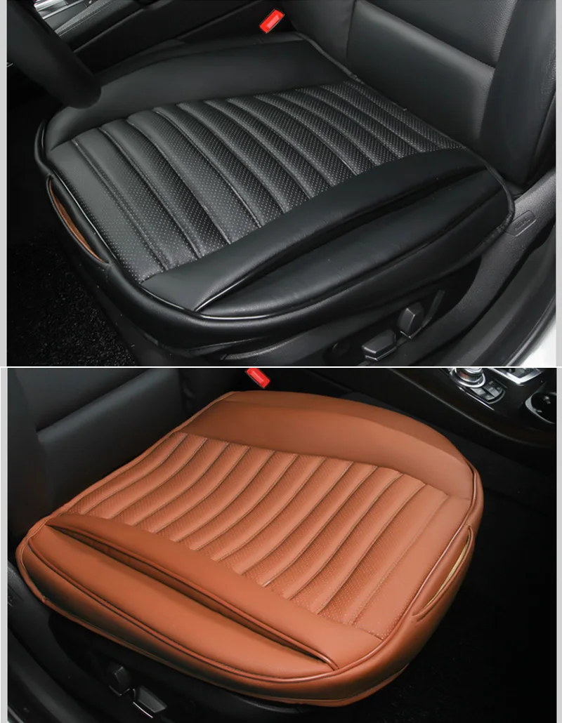 Almofada de Assento de Carro Capa de Assento para Todos os Sedan Protetor de Esteira do Carro-estilo Couro Único Motorista Quatro Temporada Geral Assento Automóvel 3d 3 Capas p/ assento de automóveis