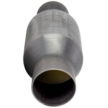 

1PC 410250 2.5 Inch Universal High Flow Stainless Catalytic Converter T409 Stainless Body Type: 4" Round Engine Limit: 5.9L