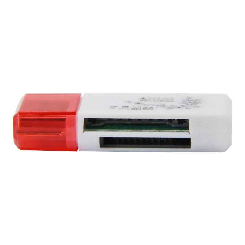 Высокая совместимость опт/розница USB 2,0 все в одном многокардридер для MicroSD TF/MS/M2/SD/SDHC SDXC Memory Stick
