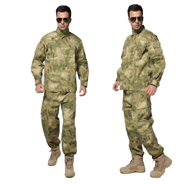 Tactical US Army Combat Uniform Men ACU Military Multicam Camouflage