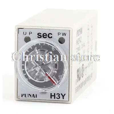 H3Y-2 220VAC 8P 0-10s Second Timing Delay Range DPDT Relay Timer | Обустройство дома