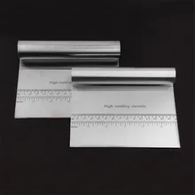 Кухонные принадлежности для выпечки из нержавеющей стали скребок для теста для пиццы инструмент для резки кухонной муки печенье торт инструмент масштабные аксессуары